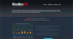 Desktop Screenshot of live.meteoware.de